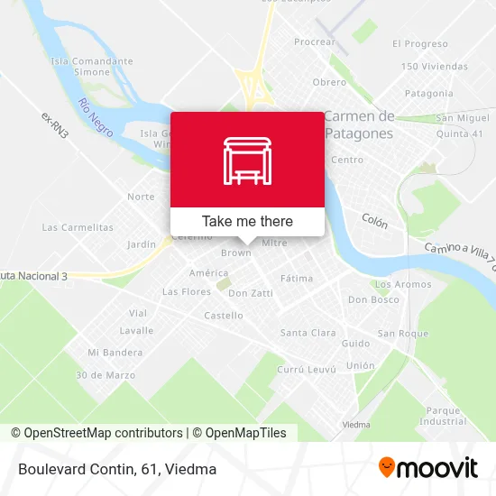 Boulevard Contin, 61 map