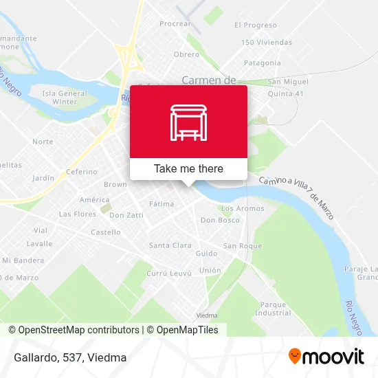 Gallardo, 537 map