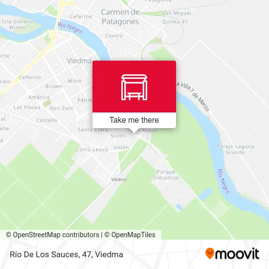 Río De Los Sauces, 47 map