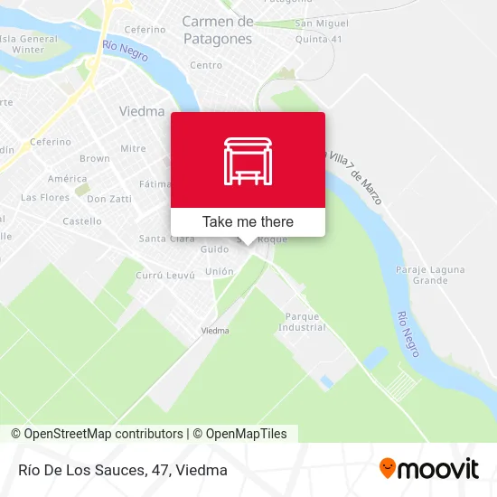 Río De Los Sauces, 47 map