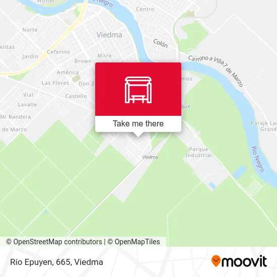 Río Epuyen, 665 map