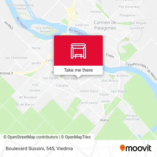 Boulevard Sussini, 545 map