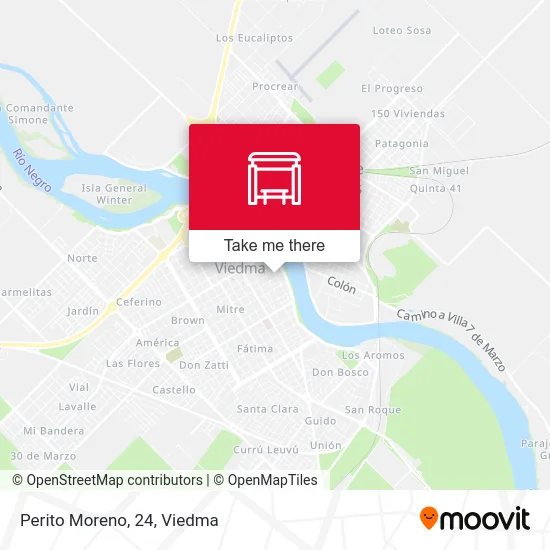 Perito Moreno, 24 map