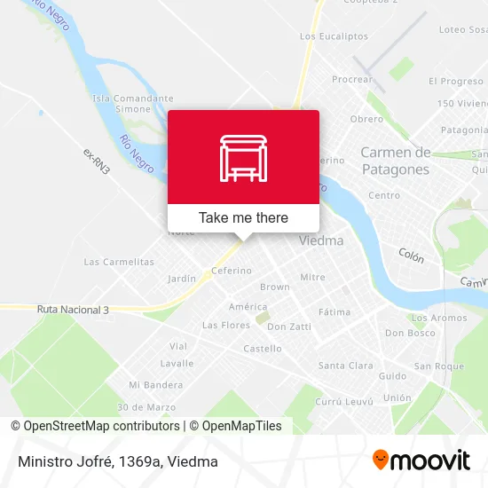 Ministro Jofré, 1369a map