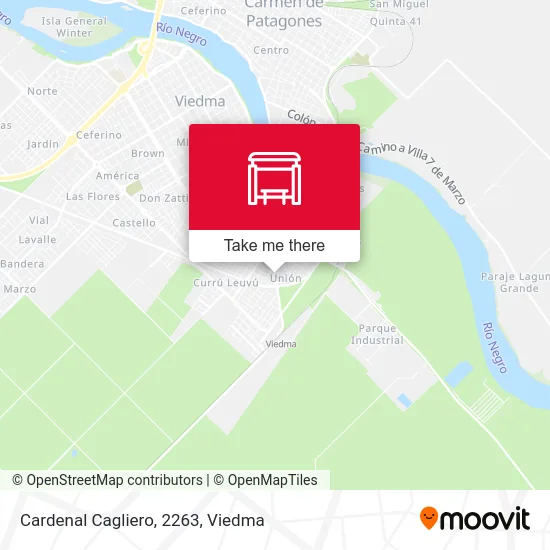 Cardenal Cagliero, 2263 map