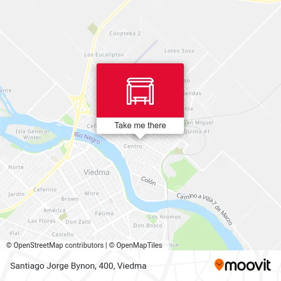 Santiago Jorge Bynon, 400 map