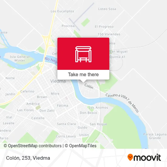 Colón, 253 map