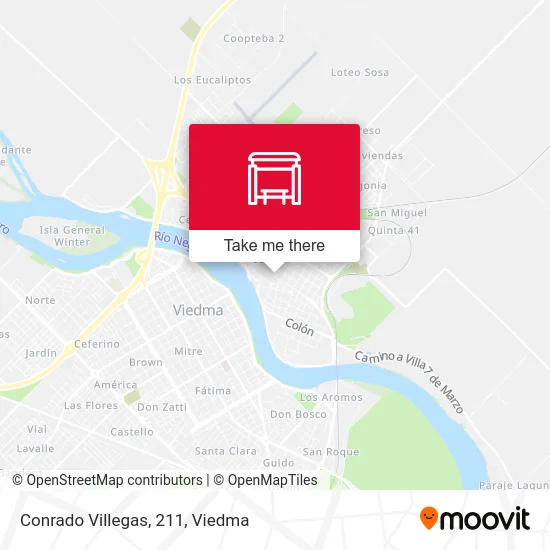 Conrado Villegas, 211 map