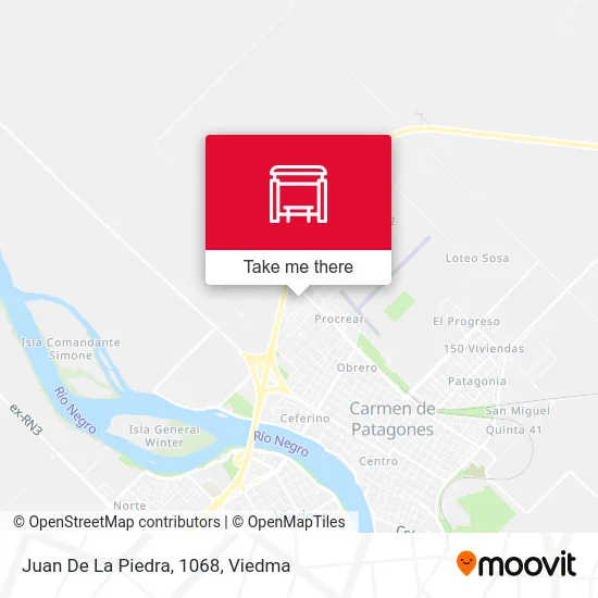 Juan De La Piedra, 1068 map