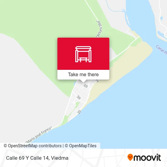 Calle 69 Y Calle 14 map