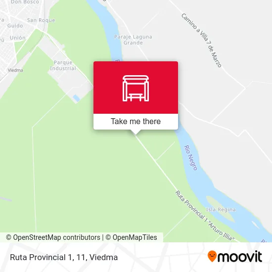 Ruta Provincial 1, 11 map