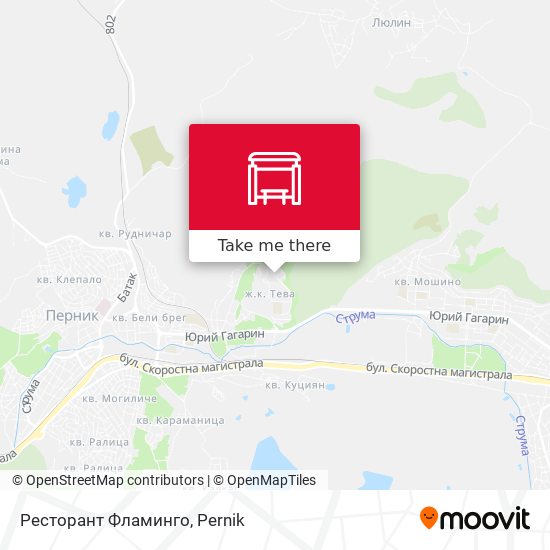 Ресторант Фламинго map