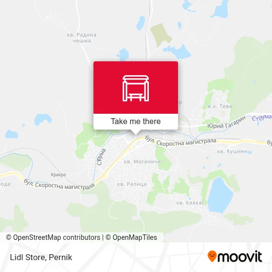 Lidl Store map