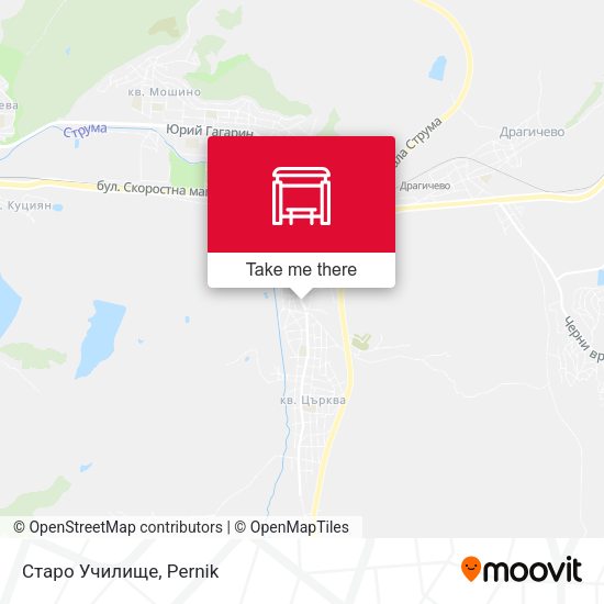 Карта Старо Училище