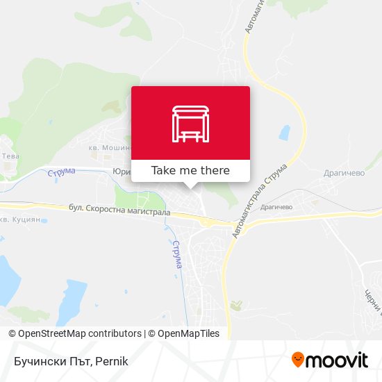 Бучински Път map