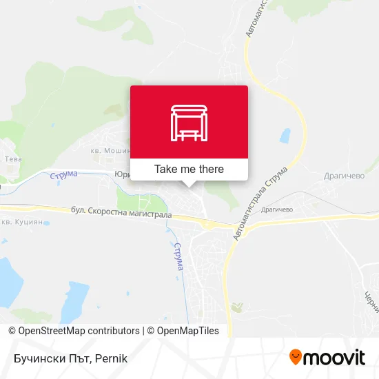 Карта Бучински Път