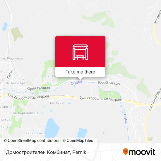 Карта Домостроителен Комбинат