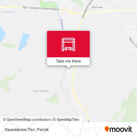 Карта Кралевски Път