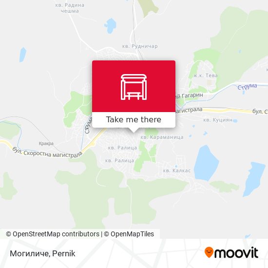 Могиличе map