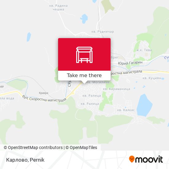 Карлово map