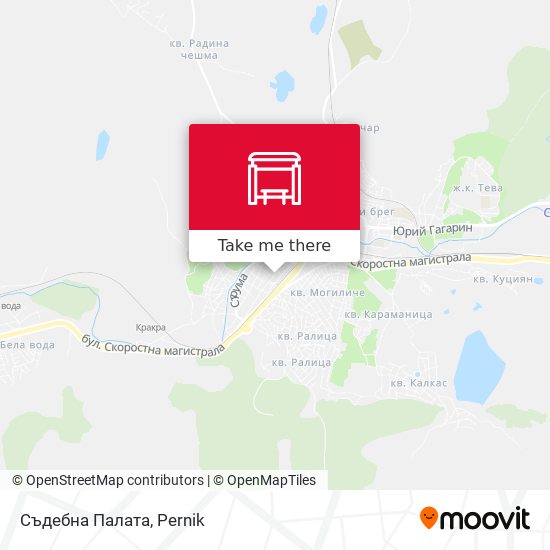Съдебна Палата map