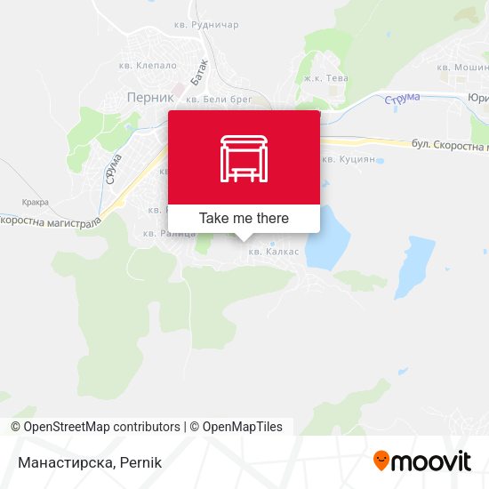 Карта Манастирска