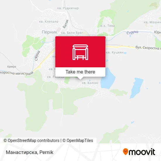 Карта Манастирска