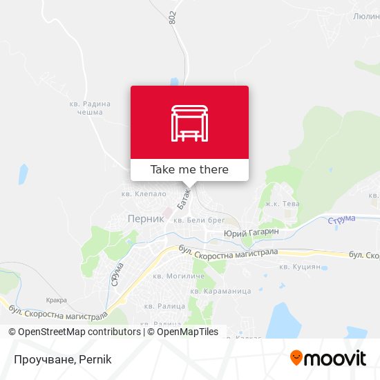 Проучване map