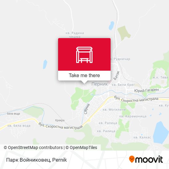 Парк Войниковец map