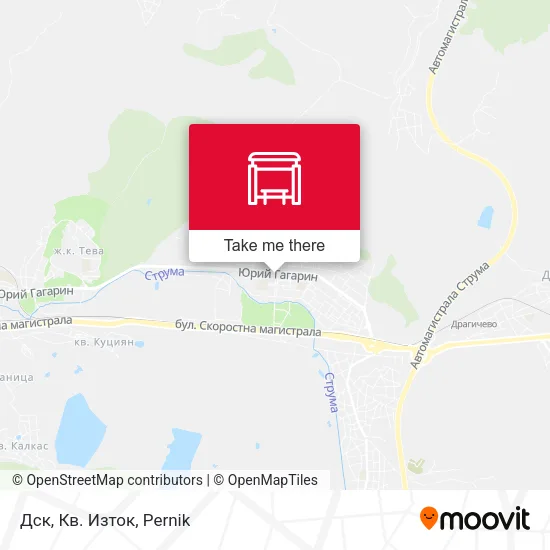 Карта Дск, Кв. Изток