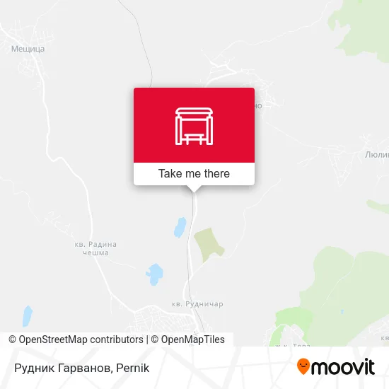 Карта Рудник Гарванов
