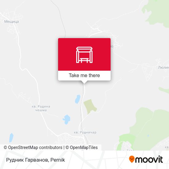 Карта Рудник Гарванов