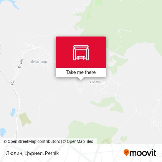 Карта Люлин, Църнел