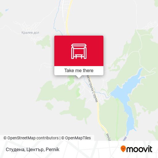 Карта Студена, Център