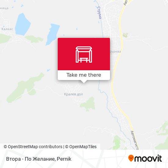 Втора - По Желание map