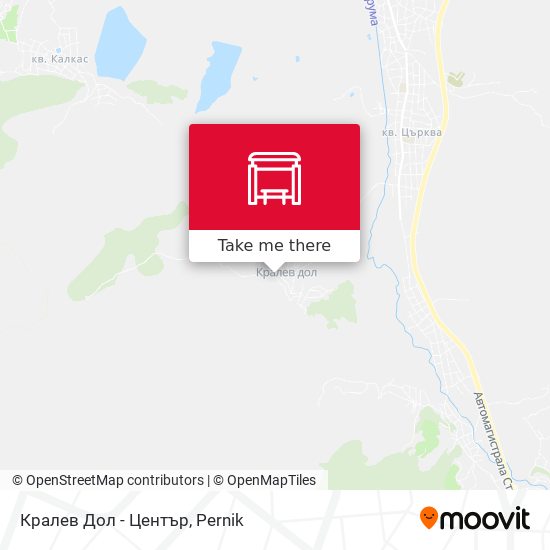 Кралев Дол - Център map