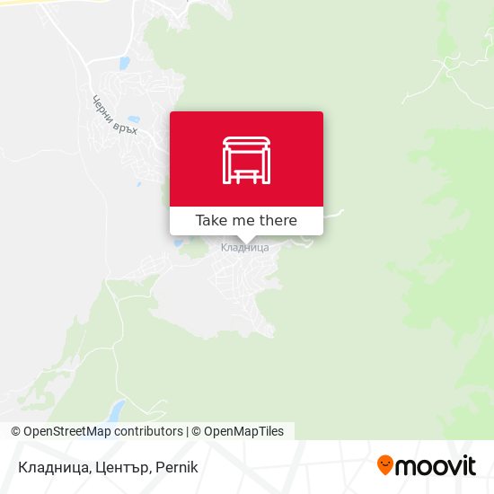 Кладница, Център map