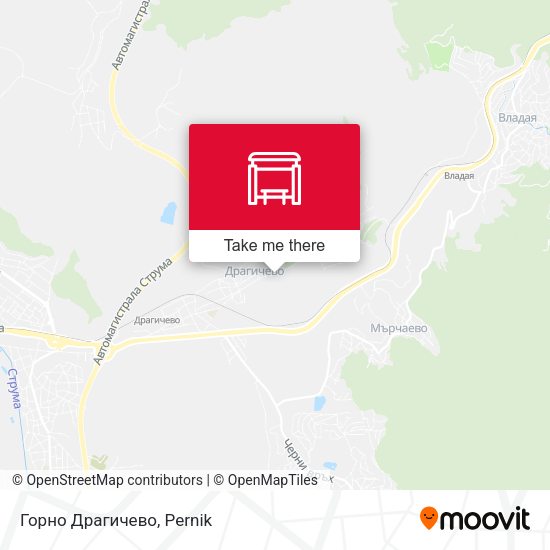 Карта Горно Драгичево