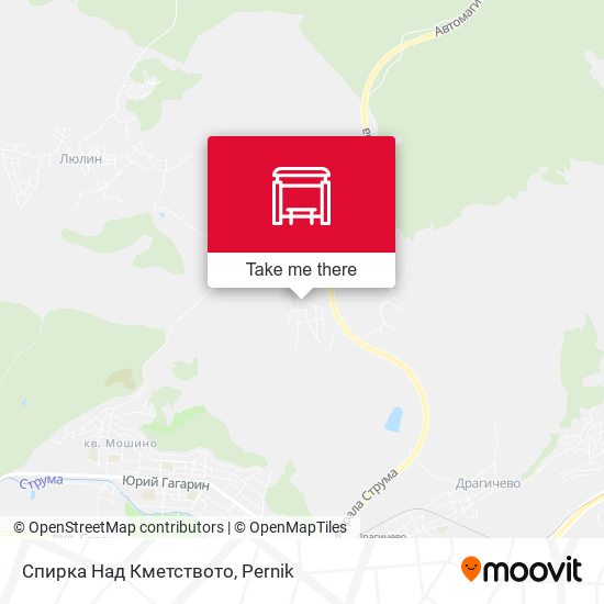 Спирка Над Кметството map