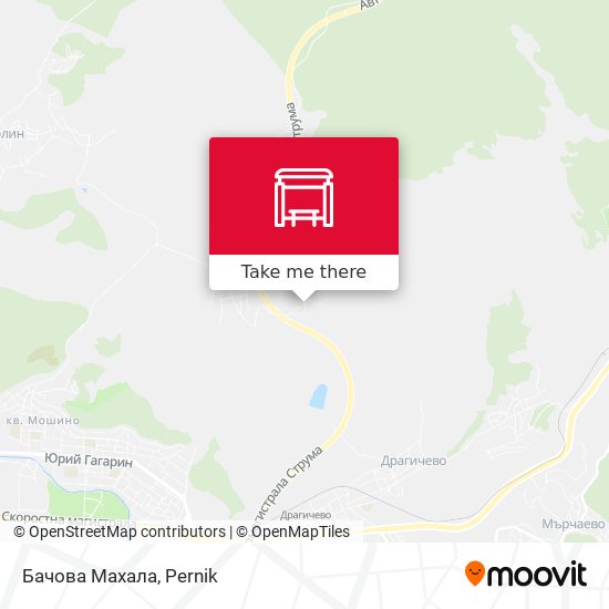Бачова Махала map