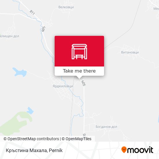 Кръстина Махала map