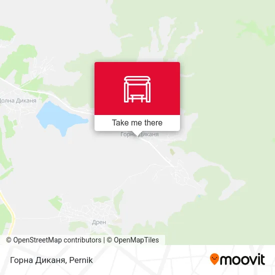 Карта Горна Диканя
