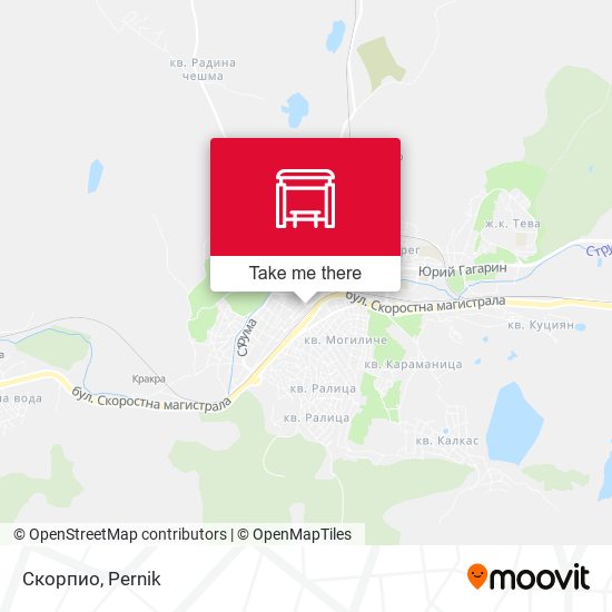 Скорпио map
