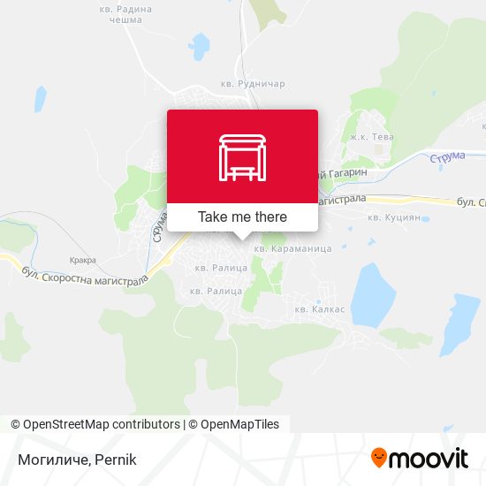 Могиличе map