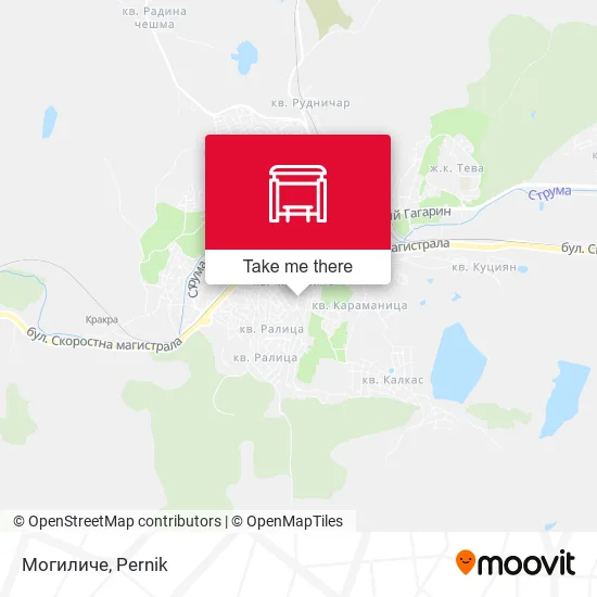 Карта Могиличе