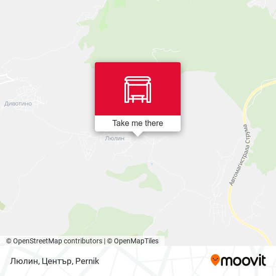 Люлин, Център map