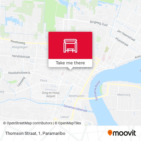 Thomson Straat, 1 map