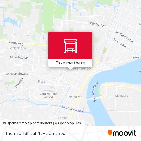 Thomson Straat, 1 map