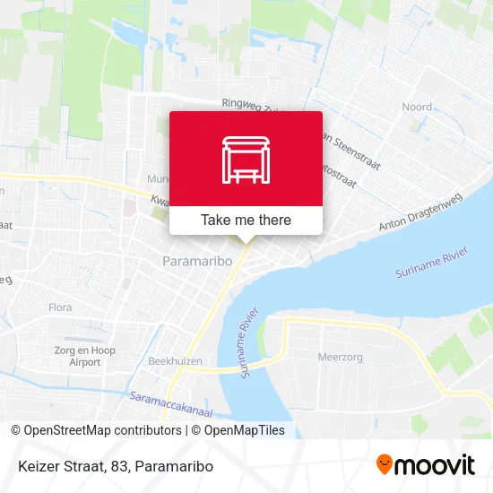 Keizer Straat, 83 map