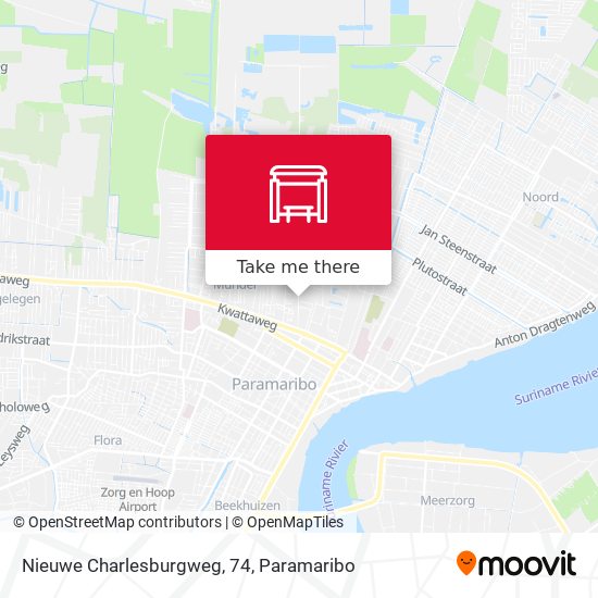 Nieuwe Charlesburgweg, 74 map